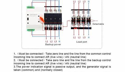 wiring a reliance transfer switch