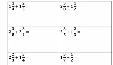 30++ Adding Fractions With Like Denominators Worksheets Pdf – Coo