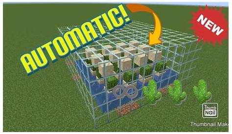 how to make automatic cactus farm minecraft