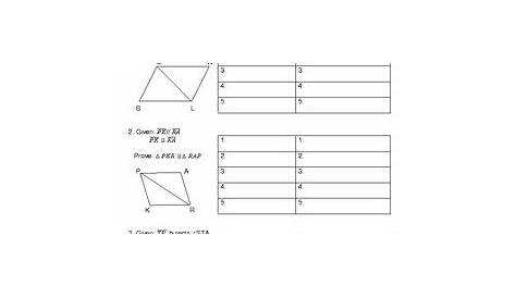 Proving Triangles Congruent Using SSS/SAS Worksheet by Kim Tallud