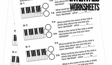 half steps and whole steps worksheets answers