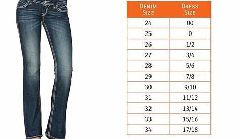 Rock Revival jeans size chart | Jeans size chart, Clothing size chart