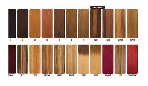 kanekalon braiding hair color chart