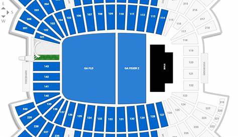 Gillette Stadium Concert Seating Chart - RateYourSeats.com