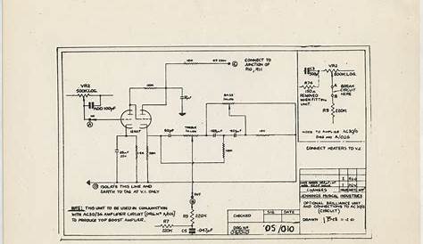 Vox AC30 circuit diagrams (schematics)