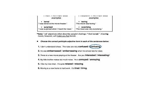 Present Participle Worksheet Form - Fill Out and Sign Printable PDF