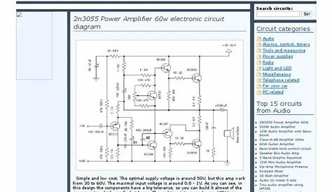 15 Tip41 Tip42 Amplifier Circuit Diagram | Robhosking Diagram
