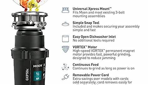 Moen GXP50C Review – The Ultimate Compact Garbage Disposal Unit