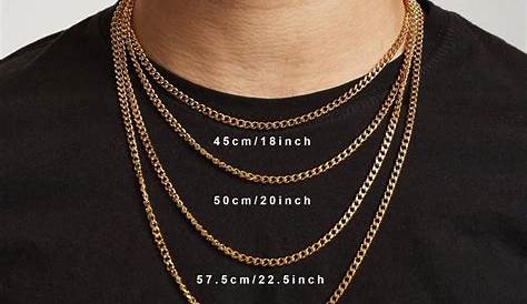 necklace size guide men