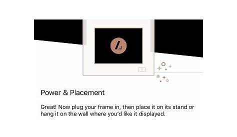 aura digital frame setup manual