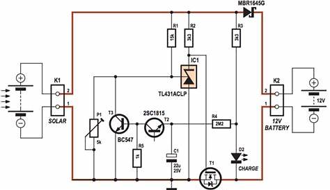 charge controller circuit diagram