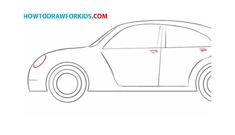 How to Draw a Car Very Easily -Drawing Tutorial For kids
