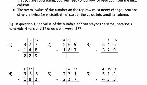 single digit subtraction worksheets free