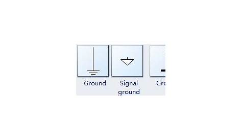 circuit diagram symbol for ground arrow