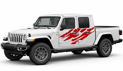jeep gladiator decals and stickers