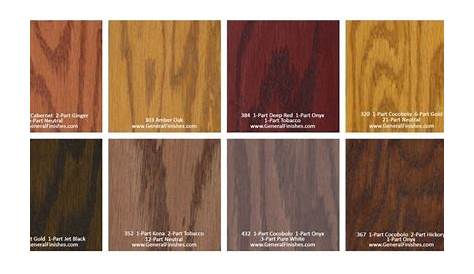 redwood stain color chart