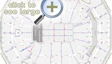 La Forum Seating Chart With Rows And Seat Numbers | Bruin Blog