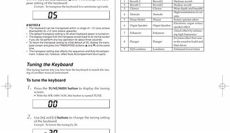 wk-1630 casio keyboard manual