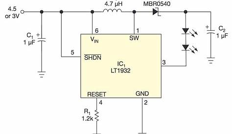 china rechargeable torch light circuit diagram