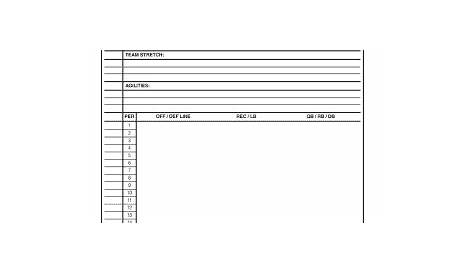 Football Practice Plan Template - Fill Online, Printable, Fillable