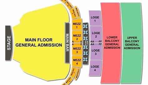 The Fillmore Detroit Seating Chart | Seating Charts & Tickets