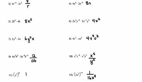 13 Powers And Exponents Worksheet / worksheeto.com