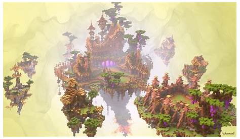 Minecraft - Skyblock spawn + 12 starter islands - Minecraft Schematic