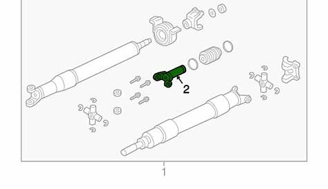 ford drive shaft slip yoke