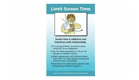 Limit Screen Time | Positive Discipline