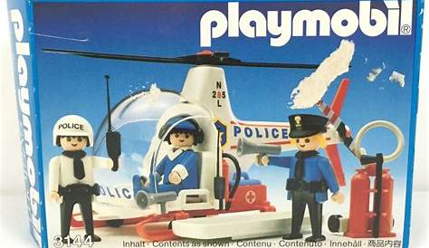 Playmobil Set: 3144v1 - Police helicopter - Klickypedia