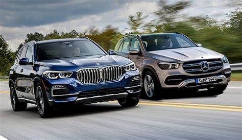 2019 Mercedes Benz GLE vs 2019 BMW X5 with high quality images and teasers
