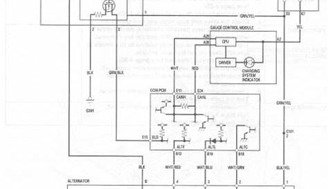 2001 Honda Alternator Wiring Diagram - Wiring Draw