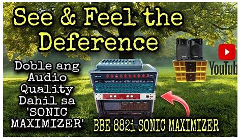 BBE 882i SONIC MAXIMIZER in Basic 3Way Connection Settings (TUTORIAL