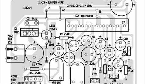 bluetooth audio amplifier circuit diagram