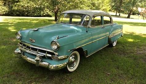 1954 Chevy Bel Air 4 Door Sedan with Power Steering, Electric Seat, Powerglide, for sale: photos