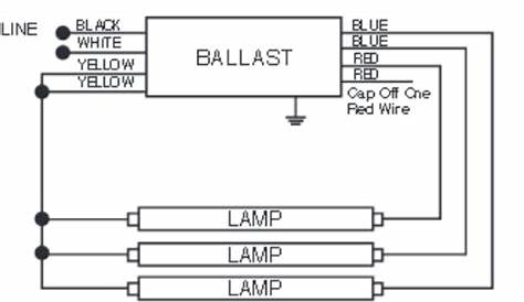 four bulb fluorescent wiring diagram