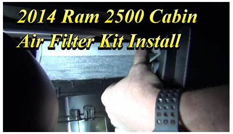 2008 dodge ram 3500 cabin air filter location