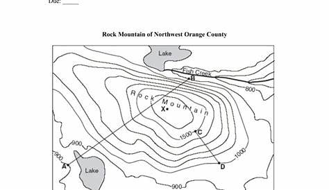 Topographic Map Reading Worksheet Answers — db-excel.com