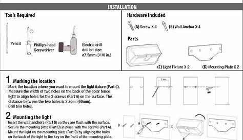Innogear Solar Light Manual