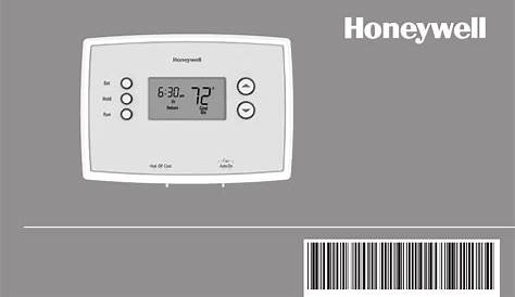 Manual For Honeywell Thermostat Rth2300b