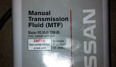 g35 manual transmission fluid