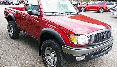 2004 Toyota Tacoma Regular Cab 4x4 in Impulse Red Pearl photo #9