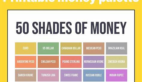 government color of money chart