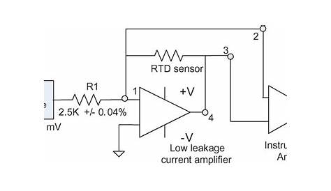 rtd sensor circuit diagram