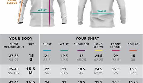 Sizes, making sure you get the right fit of shirt for you. – DressCode
