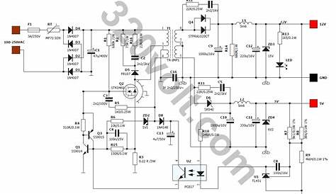 36v smps circuit diagram