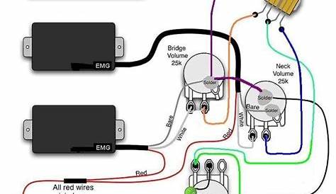 Inspirational Emg solderless Wiring Diagram in 2020 | Guitar pickups