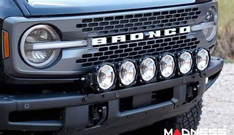 bronco capable bumper light bar mounts