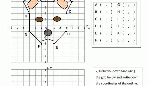 Free Printable Coordinate Graphing Pictures Worksheets Halloween
