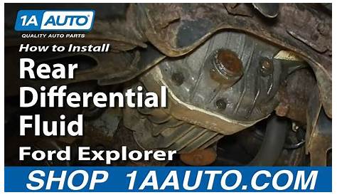 How To Change Rear Differential Fluid 2002-05 Ford Explorer Mercury